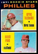1971 Topps Baseball Cards      439     Greg Luzinski RC/Scott Reid